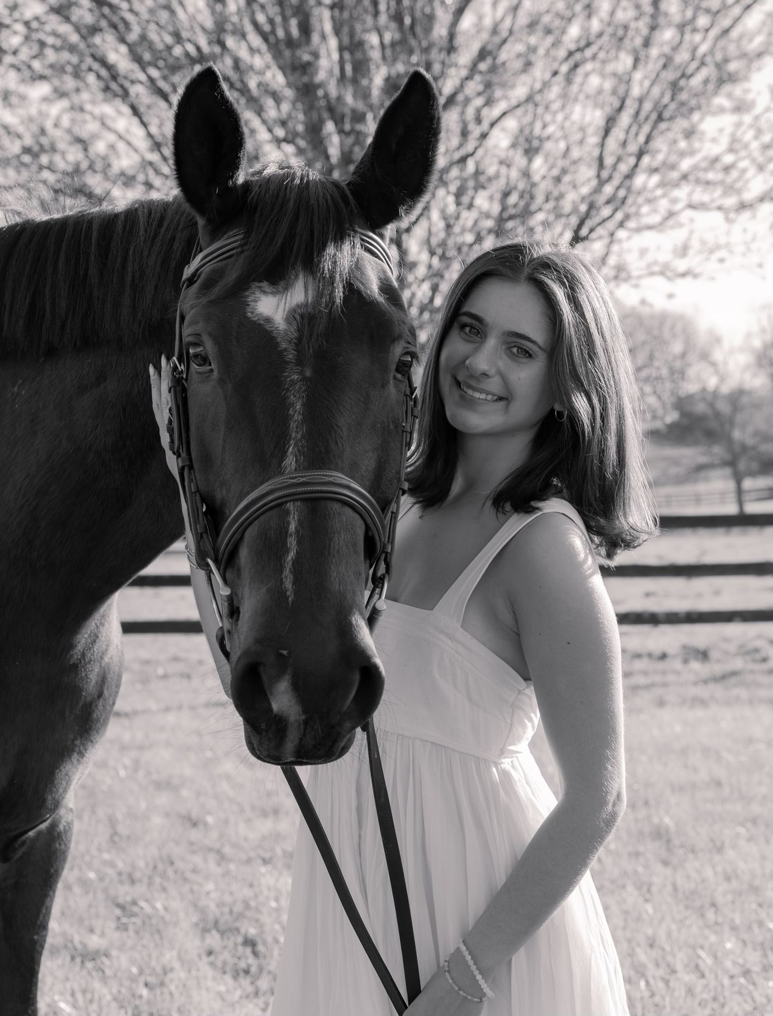 Chloe Adams with her horse